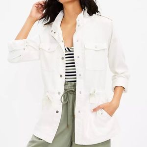 NWT- Drawstring Utility Jacket